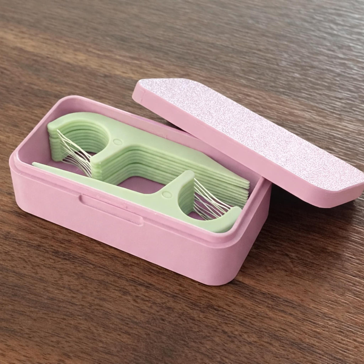 Pocket Floss Container • Compact Dental Floss Holder • Travel Floss Case • Minimal Everyday Carry Accessory - MoreMiniaturesStudio