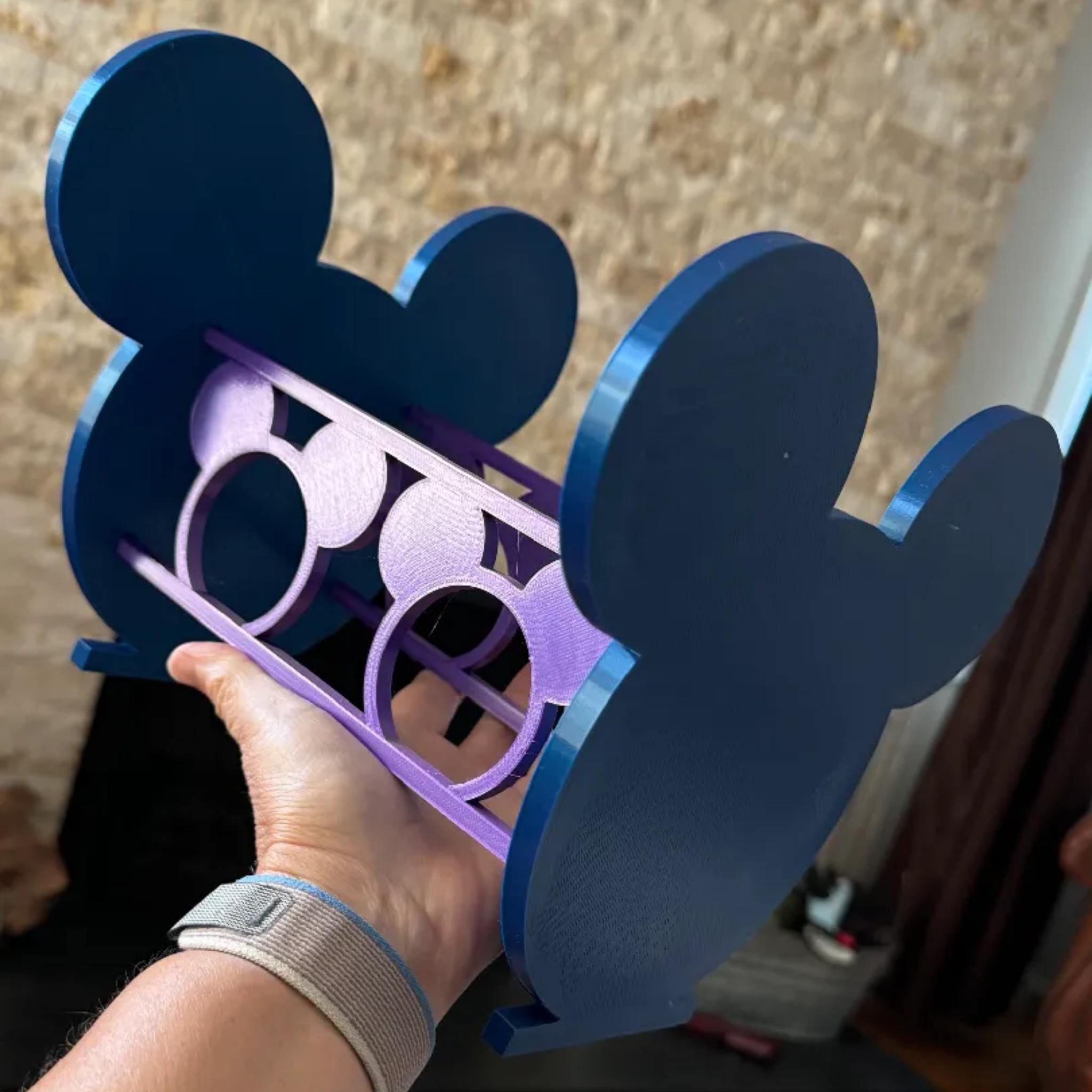 Mouse Ear Headband Holder Stand • Ear Display Organiser • Theme Park Headband Storage for Dressing Tables - MoreMiniaturesStudio