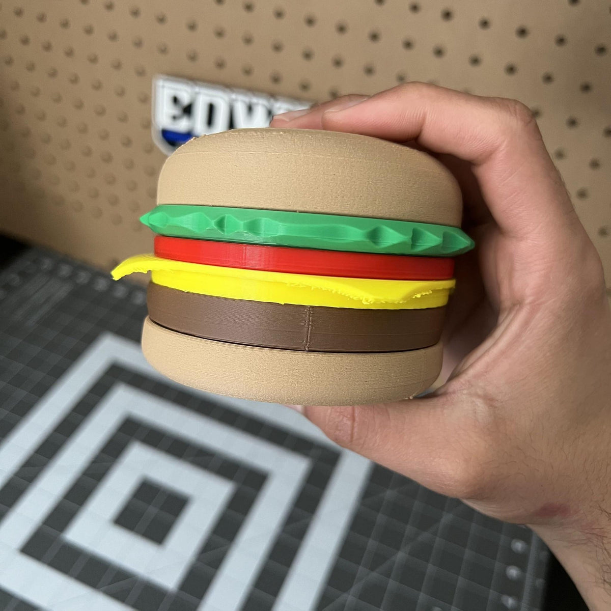 Stackable Burger Coasters Set | Fun Food Inspired Drink Mats | Kitchen, Coffee Table & Party Decor - MoreMiniaturesStudio