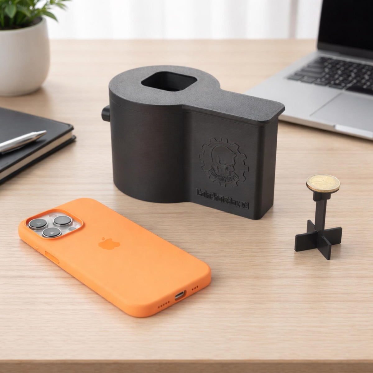 Smartphone Coin Photo Box | Compact Photography Tool for Collectors, Macro Shots & Detail Display - MoreMiniaturesStudio