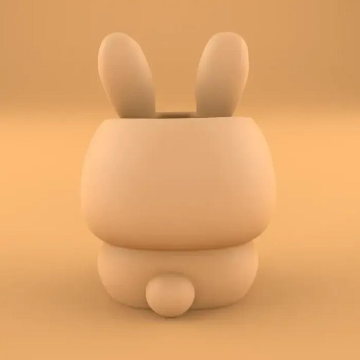 Cute Bunny Pen Holder | Minimal Desk Organiser for Office, Study & Home Decor, Adorable Stationery Storage - MoreMiniaturesStudio