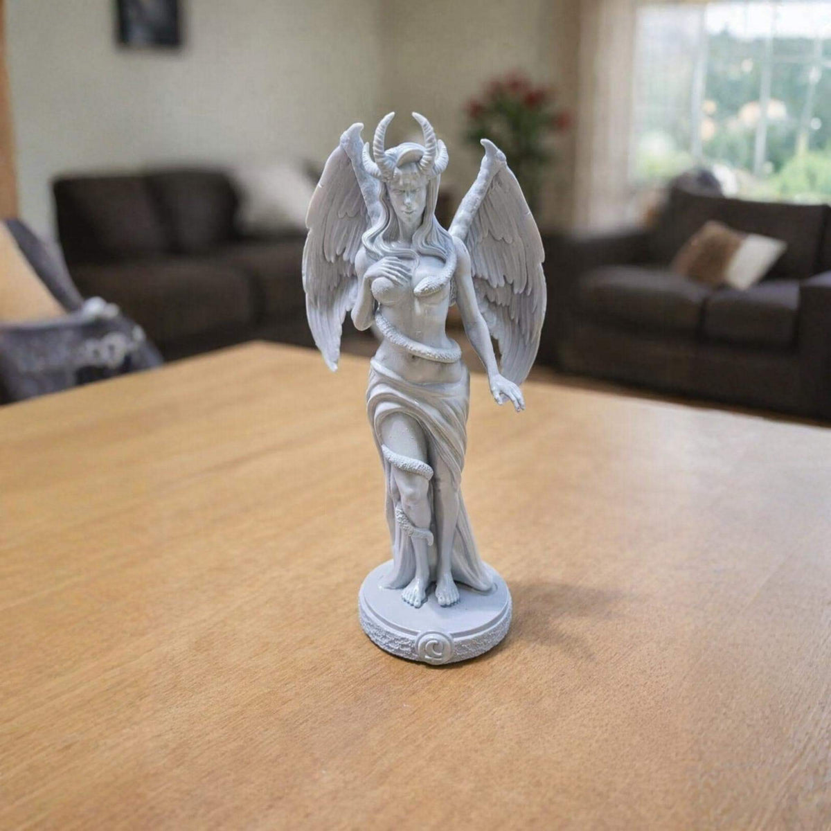 Lilith Statue Figurine | Dark Goddess Decor | Gothic Altar Display | Occult Witchcraft Ornament | Pagan Ritual Gift - MoreMiniaturesStudio