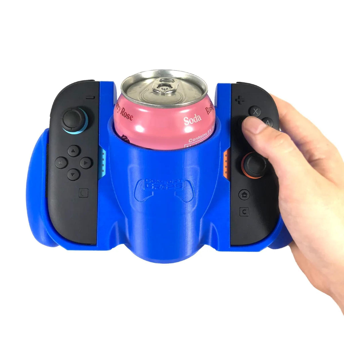 Gaming Controller Cup Holder Grip | Drink Holder Controller Attachment | Soda Can Holder | Funny Gamer Gift | Desk Gaming Accessory - MoreMiniaturesStudio