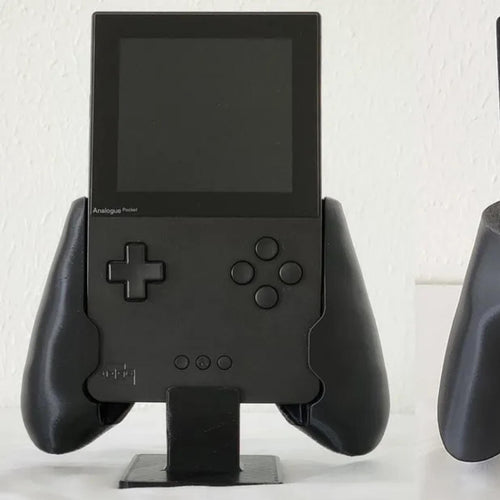 Analogue Pocket Grip Holder | Handheld Console Comfort Grip | Retro Gaming Accessory | Ergonomic Hand Grip Stand | Gift for Gamers - MoreMiniaturesStudio