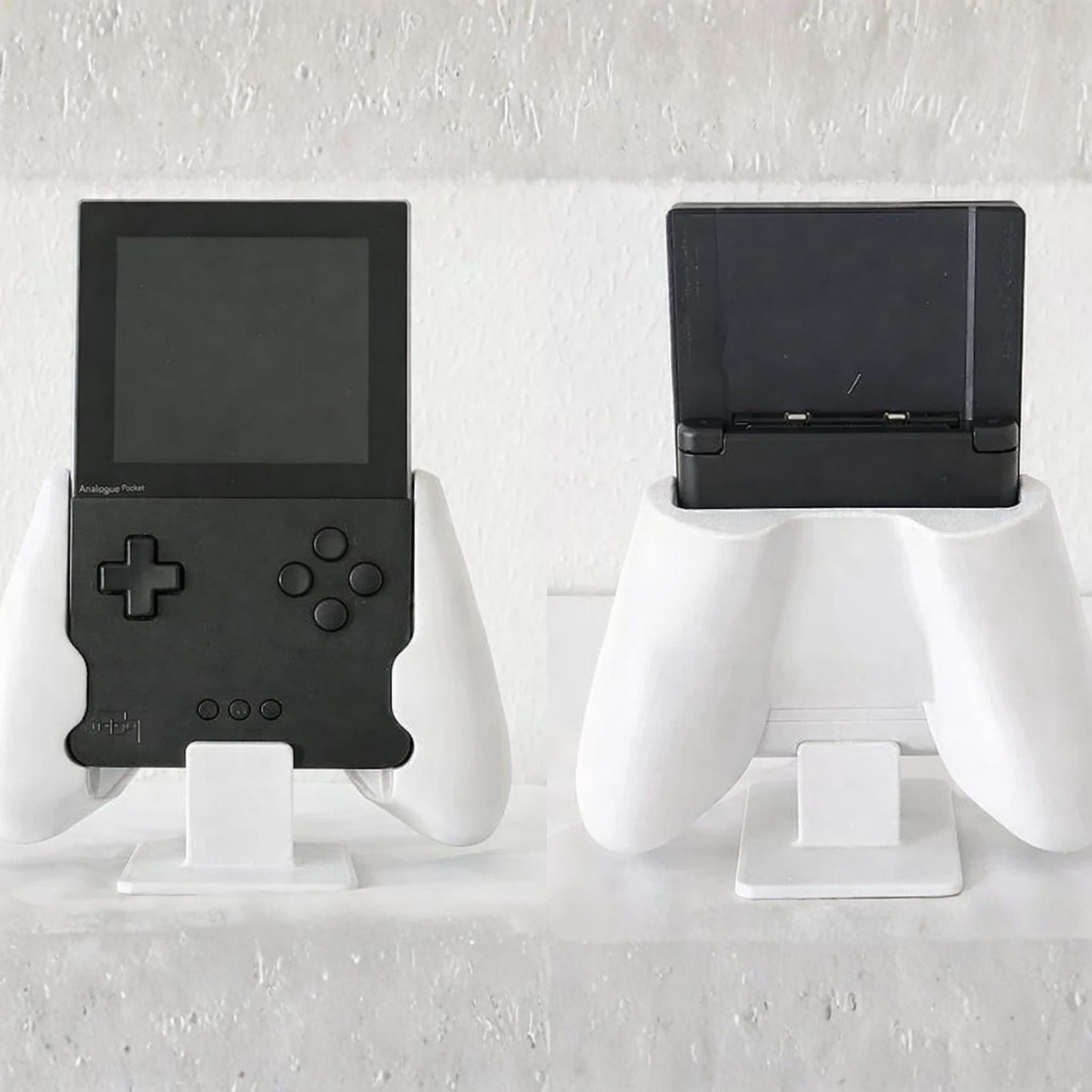 Analogue Pocket Grip Holder | Handheld Console Comfort Grip | Retro Gaming Accessory | Ergonomic Hand Grip Stand | Gift for Gamers - MoreMiniaturesStudio