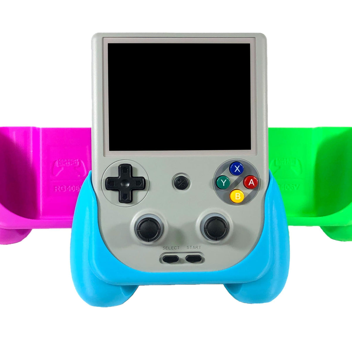 Anbernic RG406V Comfort Grip Case | Handheld Console Ergonomic Cover | Better Hold & Control | Retro Gaming Accessory - MoreMiniaturesStudio