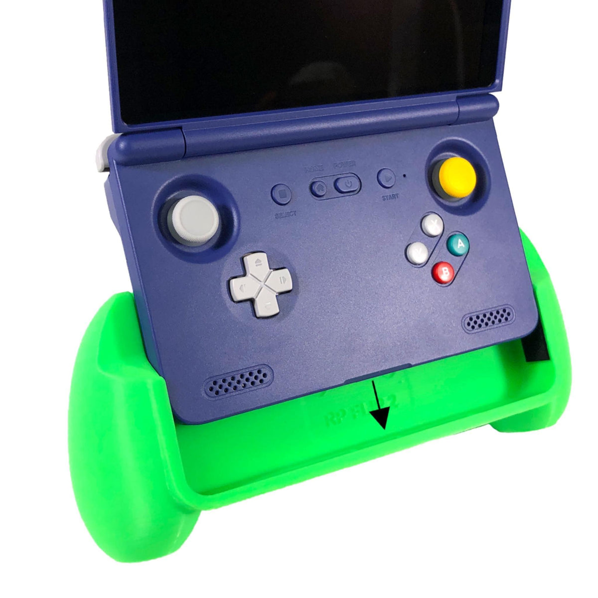 Retroid Pocket Flip 2 Comfort Case | Ergonomic Handheld Grip Cover | Better Hold & Control | Retro Gaming Accessory - MoreMiniaturesStudio