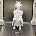 Horror Mask Controller Holder Stand | Gamepad Display Dock | Spooky Gamer Desk Decor | Controller Storage | Gift for Gamers - MoreMiniaturesStudio