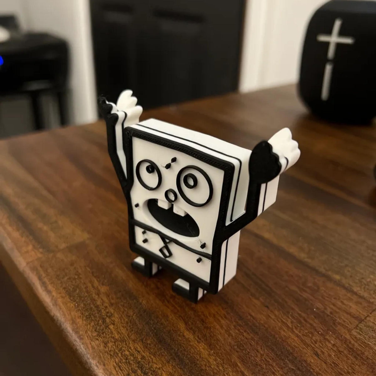 Funny Cartoon Pencil Holder | Quirky Desk Buddy, Office Decor, Playful Writing Stand, Humorous Gift - MoreMiniaturesStudio
