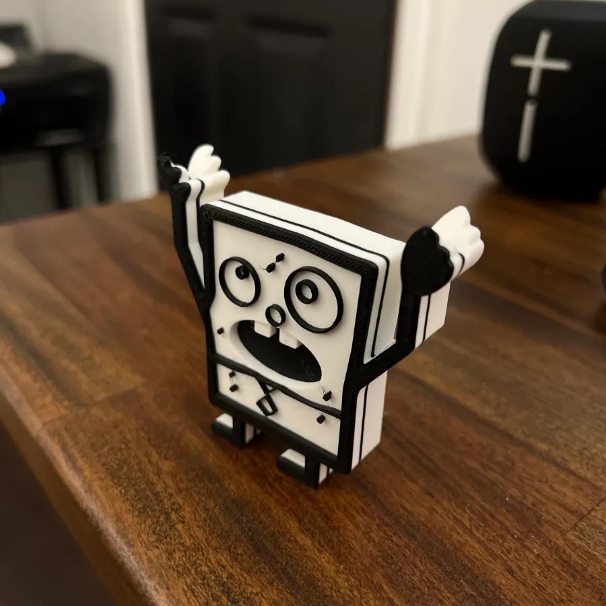 Funny Cartoon Pencil Holder | Quirky Desk Buddy, Office Decor, Playful Writing Stand, Humorous Gift - MoreMiniaturesStudio