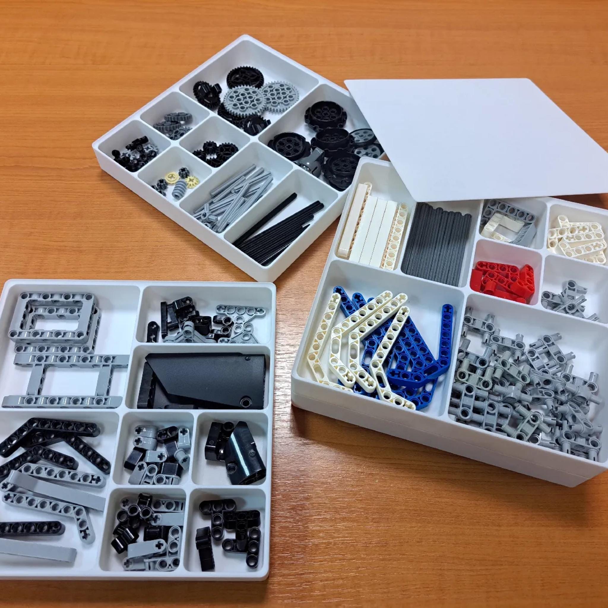 Modular Brick Sorting Tray | Small Parts Organiser, Building Block Storage, Hobby & Model Parts Tray - MoreMiniaturesStudio