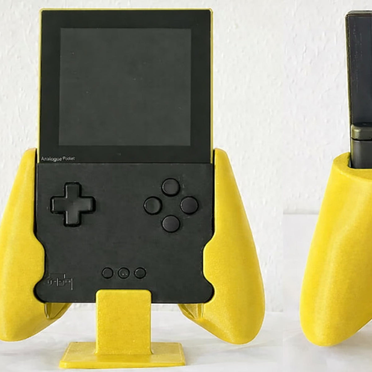 Analogue Pocket Grip Holder | Handheld Console Comfort Grip | Retro Gaming Accessory | Ergonomic Hand Grip Stand | Gift for Gamers - MoreMiniaturesStudio