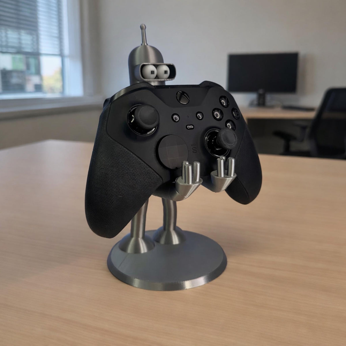Robot Controller Holder Stand | Gamepad Display Dock | Sci Fi Gamer Desk Decor | Controller Storage Stand | Gift for Gamers - MoreMiniaturesStudio