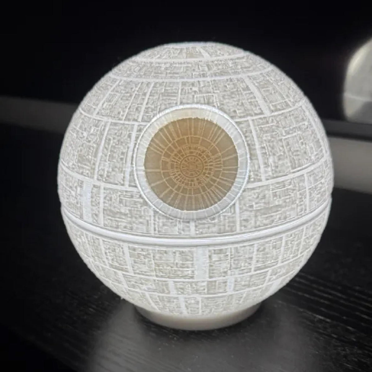 Space Station Sphere Lamp | Sci Fi Night Light | Bedroom Desk Lamp | Galactic Home Decor | Movie Inspired Gift for Fans - StickShopUK