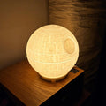 Space Station Sphere Lamp | Sci Fi Night Light | Bedroom Desk Lamp | Galactic Home Decor | Movie Inspired Gift for Fans - StickShopUK