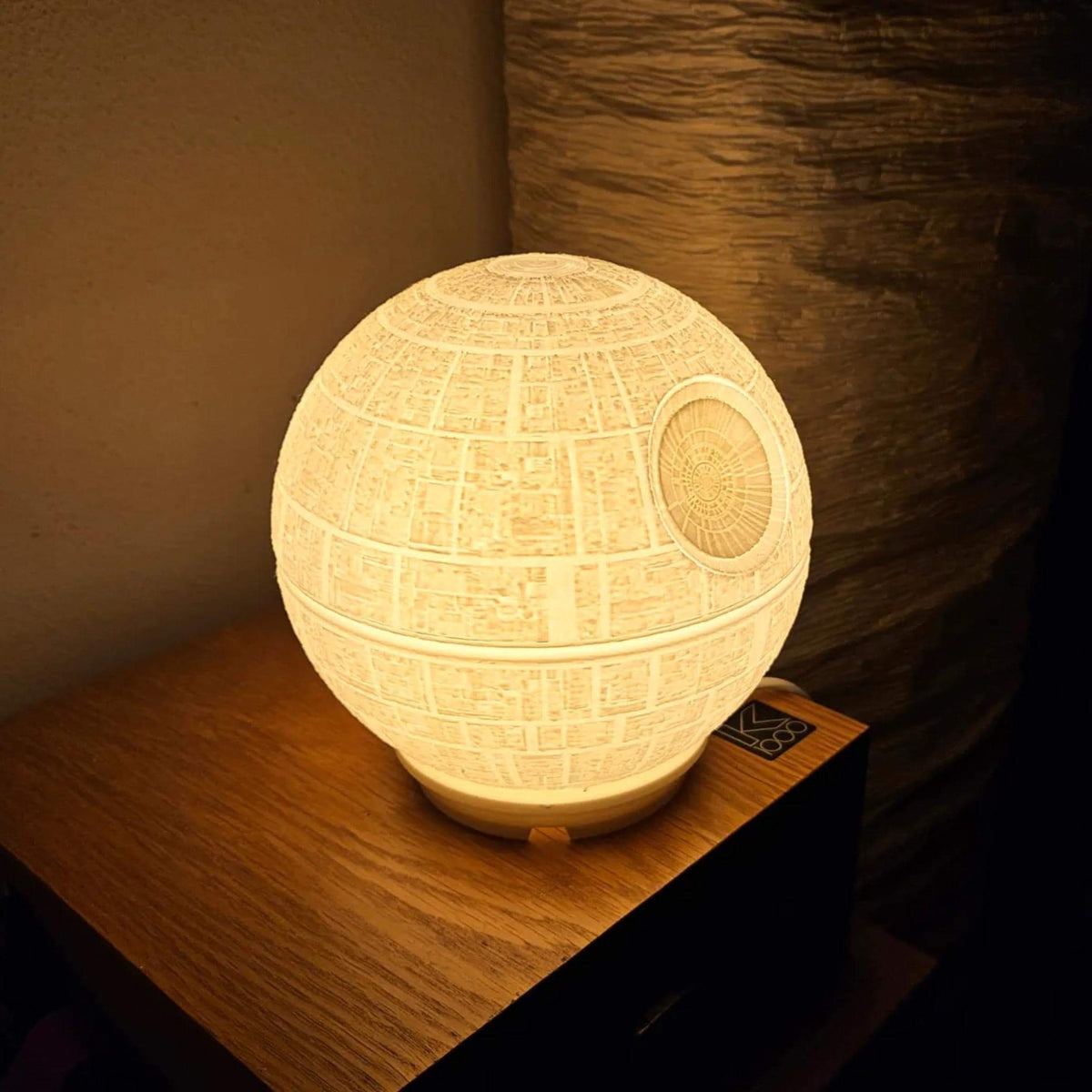 Space Station Sphere Lamp | Sci Fi Night Light | Bedroom Desk Lamp | Galactic Home Decor | Movie Inspired Gift for Fans - StickShopUK