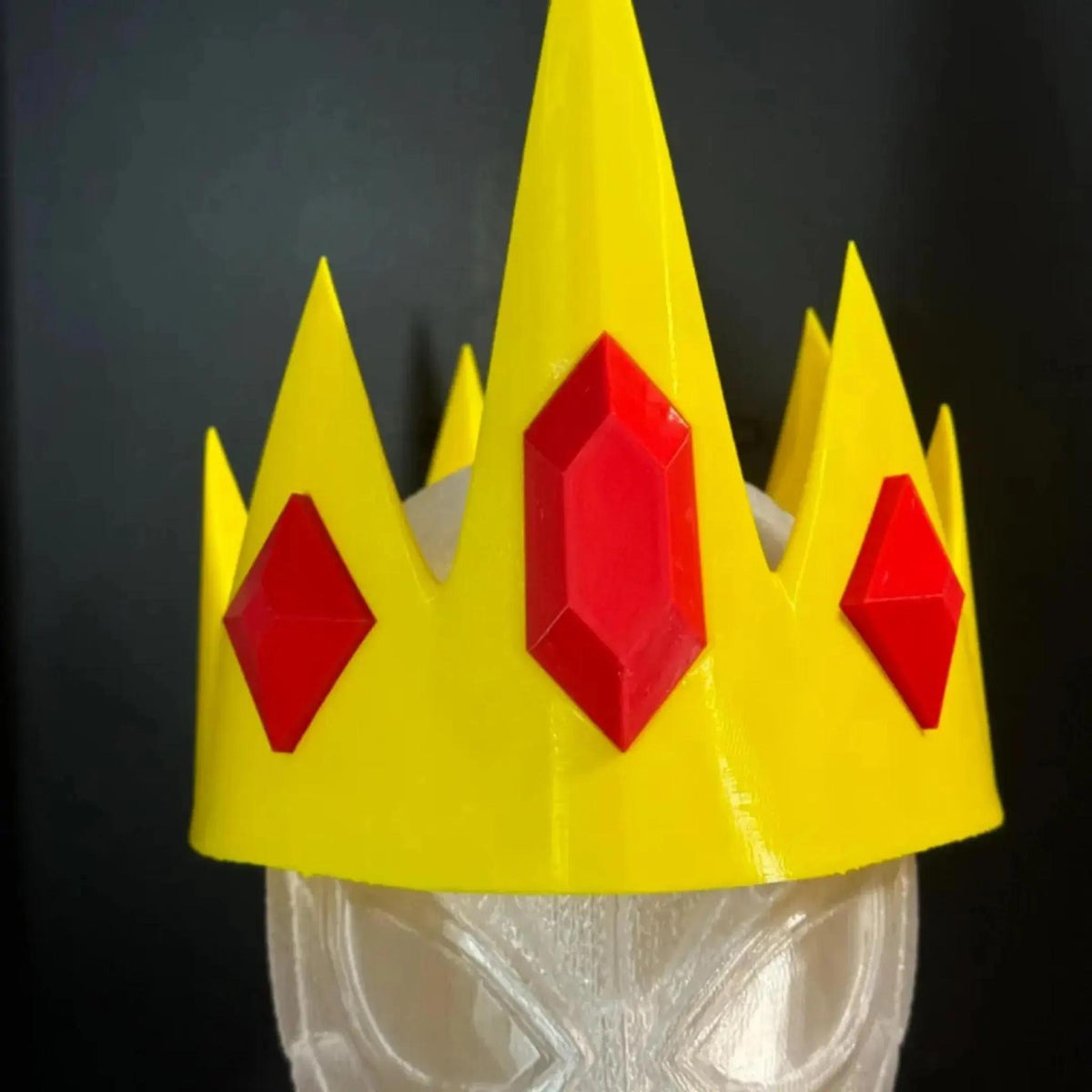 Ice King Crown | Adventure Time Cosplay Headpiece | Cartoon Crown Replica | Fantasy Costume Accessory | Ice King Gift - StickShopUK