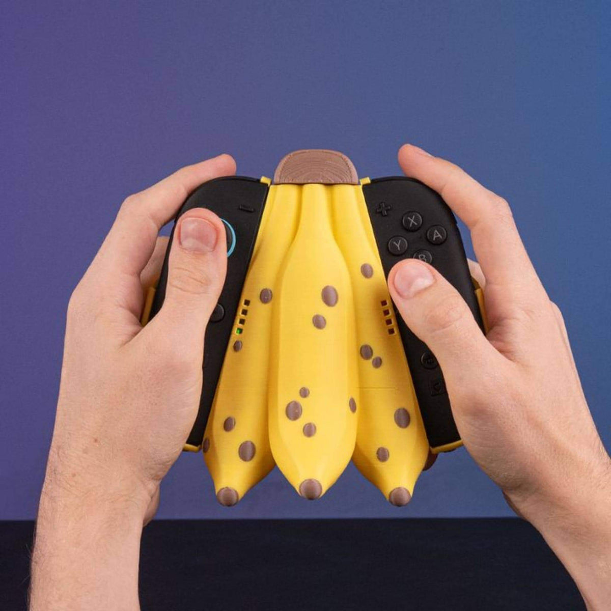 Banana Dual Controller Grip Holder for Switch-Style Controllers Funny Gamer Accessory Comfortable Gaming Handle Dock - StickShopUK