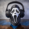 Horror Mask Headphone Stand – Scary Movie Inspired Headset Holder - StickShopUK