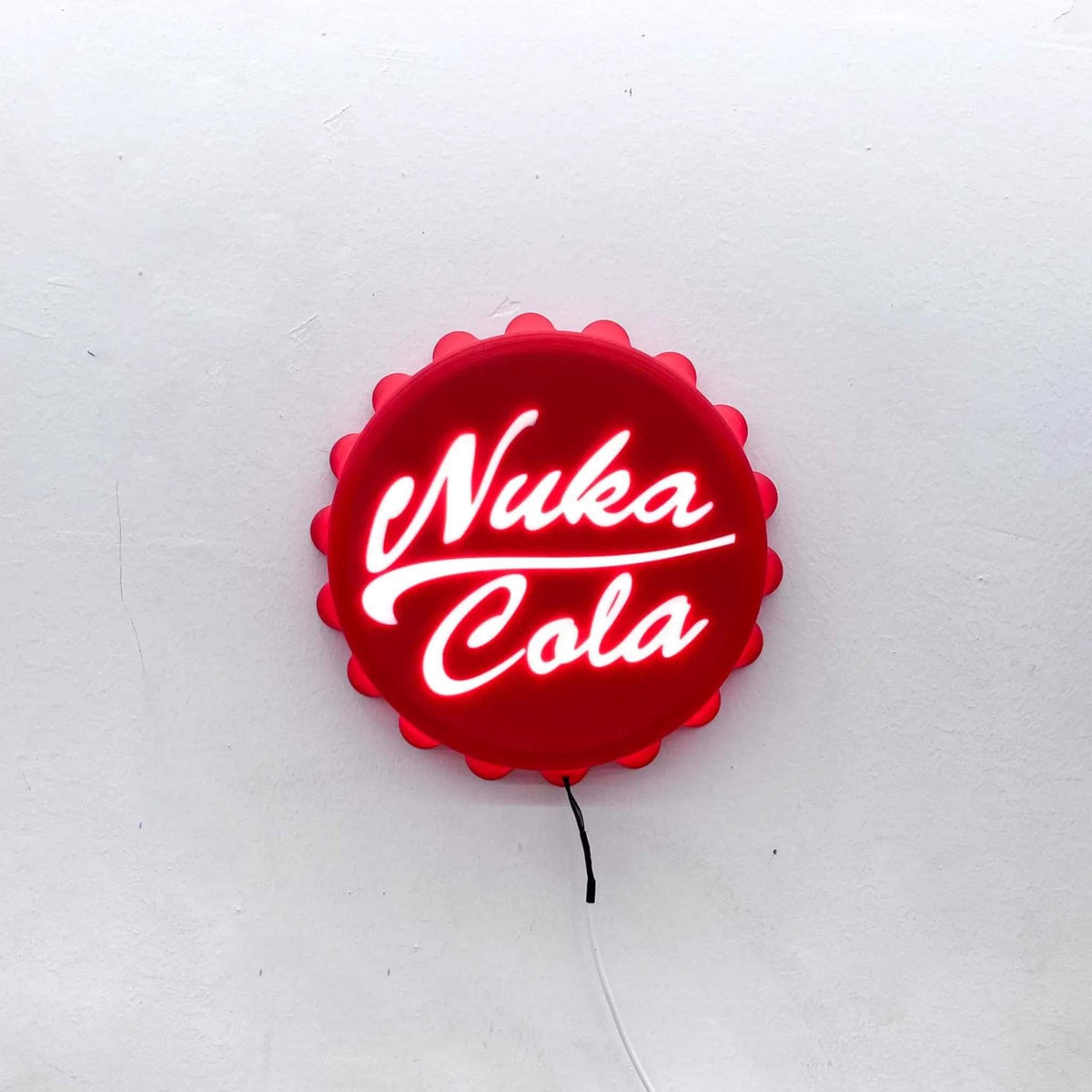 Retro Bottle Cap LED Wall Sign, Wasteland Soda Inspired Light Up Decor, Gaming Room Light, Man Cave Wall Lamp, Gamer Gift - StickShopUK