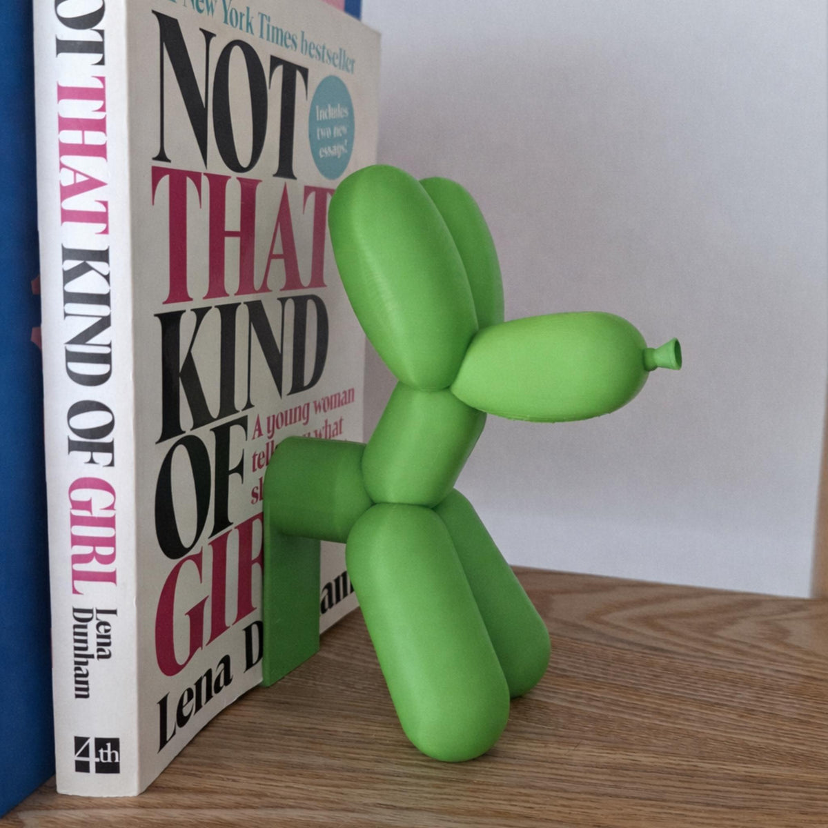 Balloon Dog Bookends Set, Modern Pop Art Book Ends, Cute Shelf Decor, Minimalist Desk Accessory, Dog Lover Gift - StickShopUK