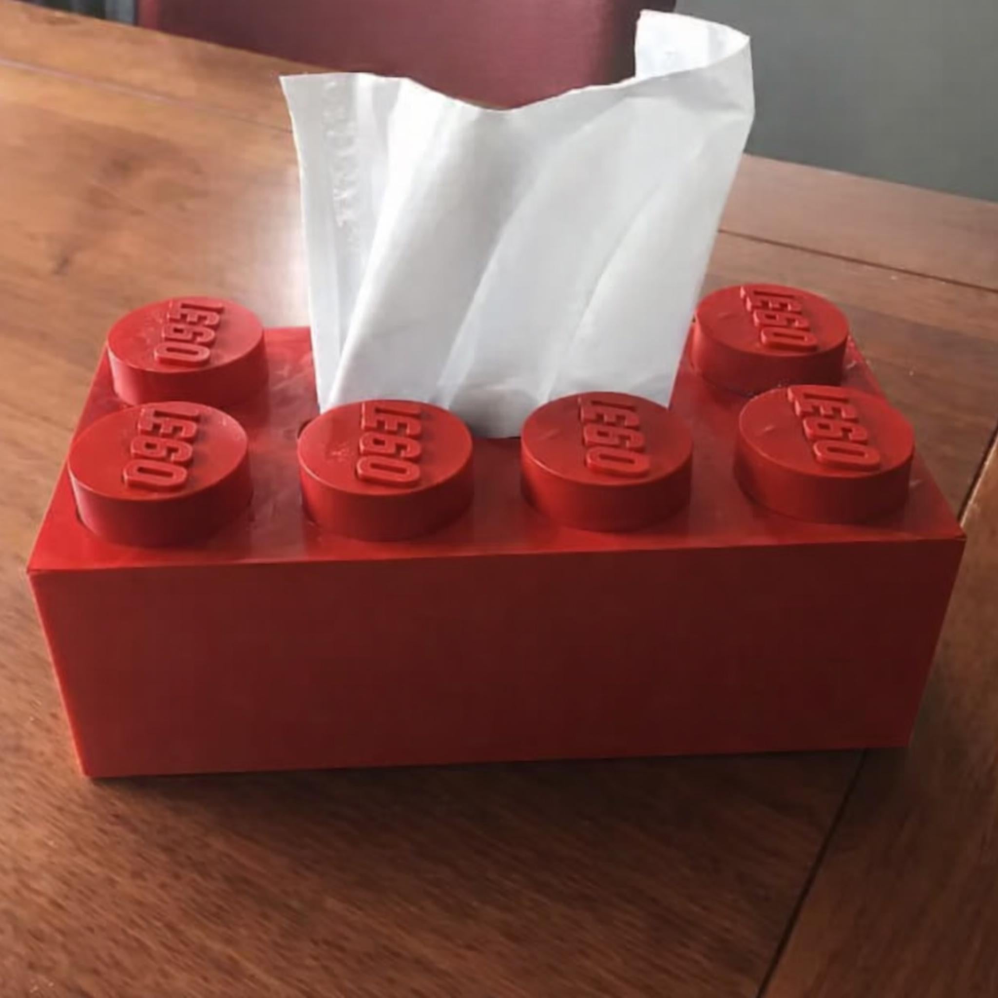 Building Brick Style Tissue Box Cover – Block Design Home Decor - StickShopUK