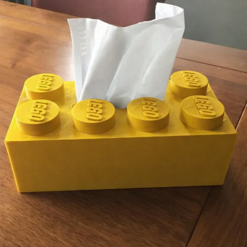 Building Brick Style Tissue Box Cover – Block Design Home Decor - StickShopUK
