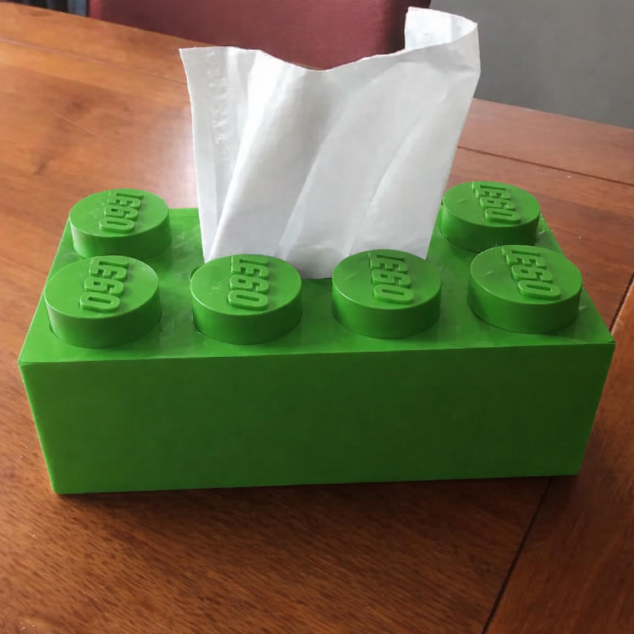 Building Brick Style Tissue Box Cover – Block Design Home Decor - StickShopUK