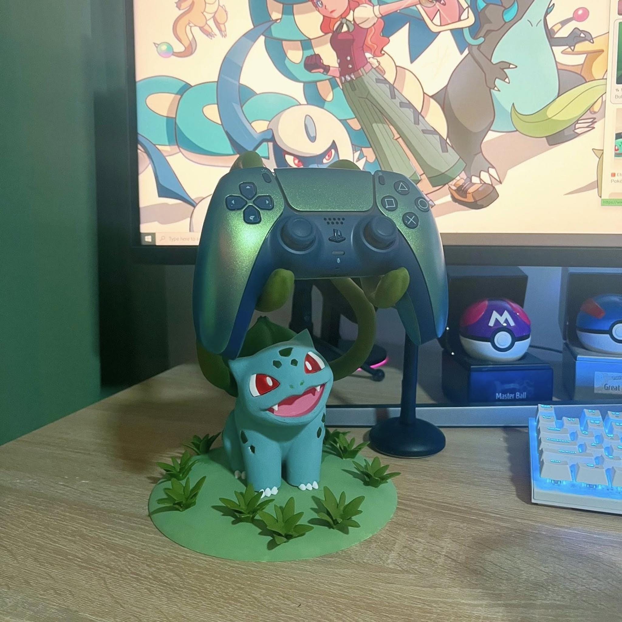 Forest Creature Universal Controller Stand – Gaming Desk Display & Themed Gamepad Holder - StickShopUK