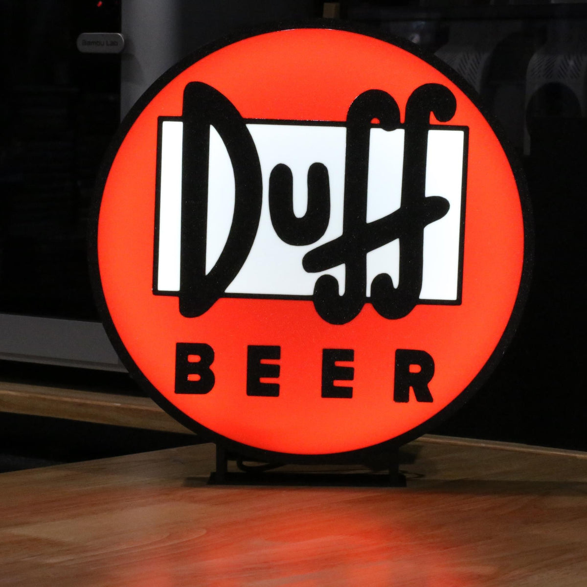 Retro Beer LED Bar Sign, Cartoon Inspired Light Up Display, Man Cave Decor, Home Bar Wall Light, Neon Style Pub Gift - StickShopUK