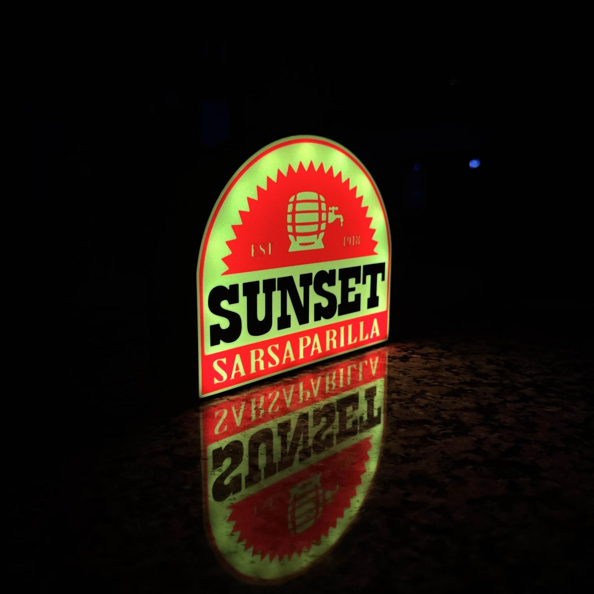 Retro Soda LED Bar Sign, Vintage Western Style Light Up Display, Man Cave Decor, Game Inspired Pub Light, Collector Gift - StickShopUK
