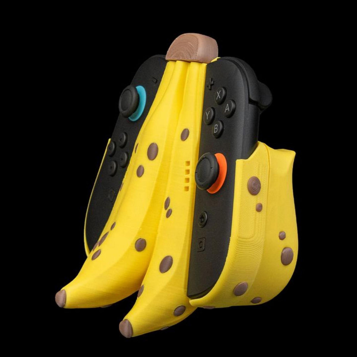 Banana Dual Controller Grip Holder for Switch-Style Controllers Funny Gamer Accessory Comfortable Gaming Handle Dock - StickShopUK