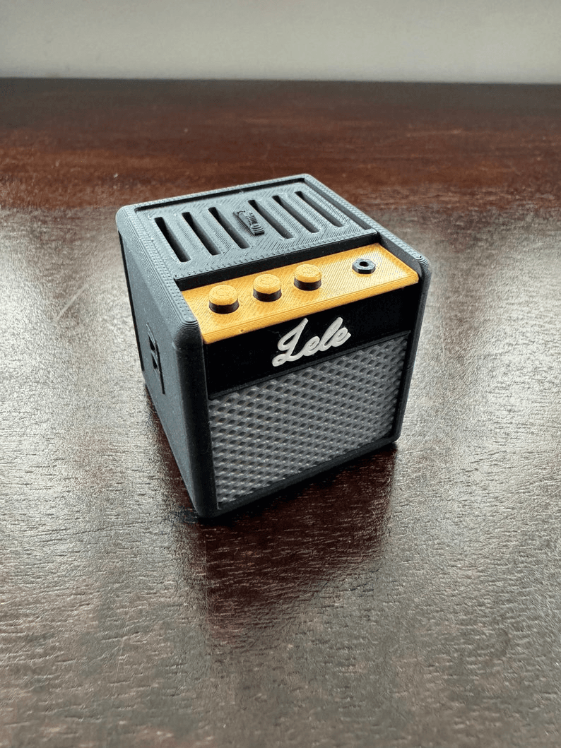Amplifier-Style Guitar Pick Holder & Desk Organiser