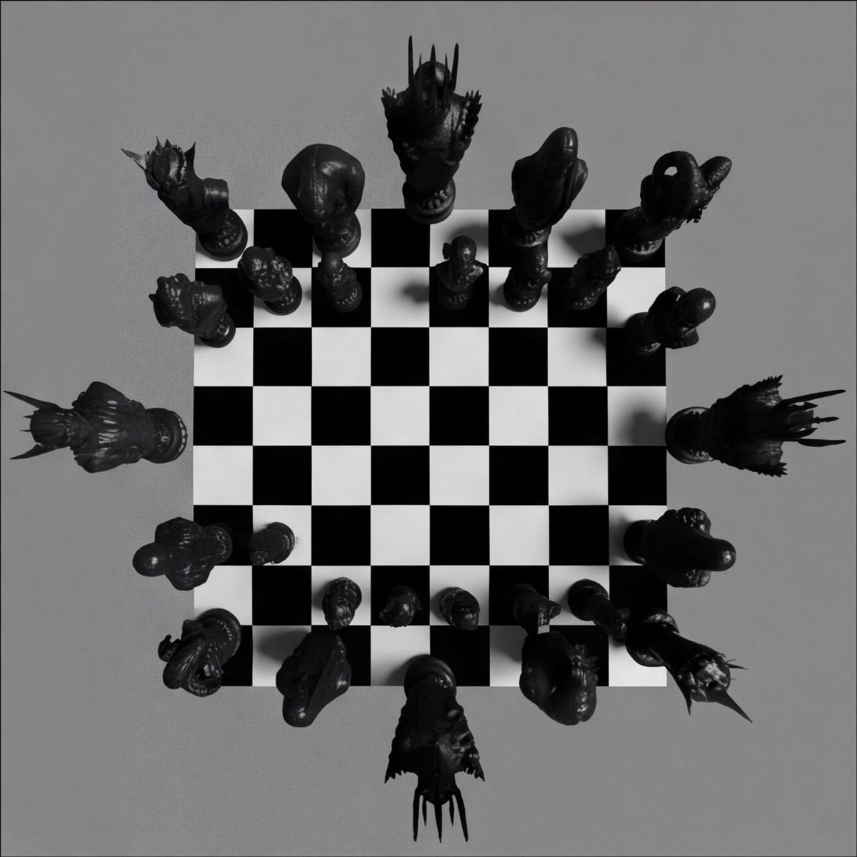Dark Lord Inspired Fantasy Chess Pieces – Evil Side Set