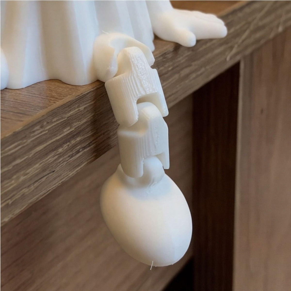 Articulated Ghost Buddy Figurine – Cute Poseable Shelf Sitter