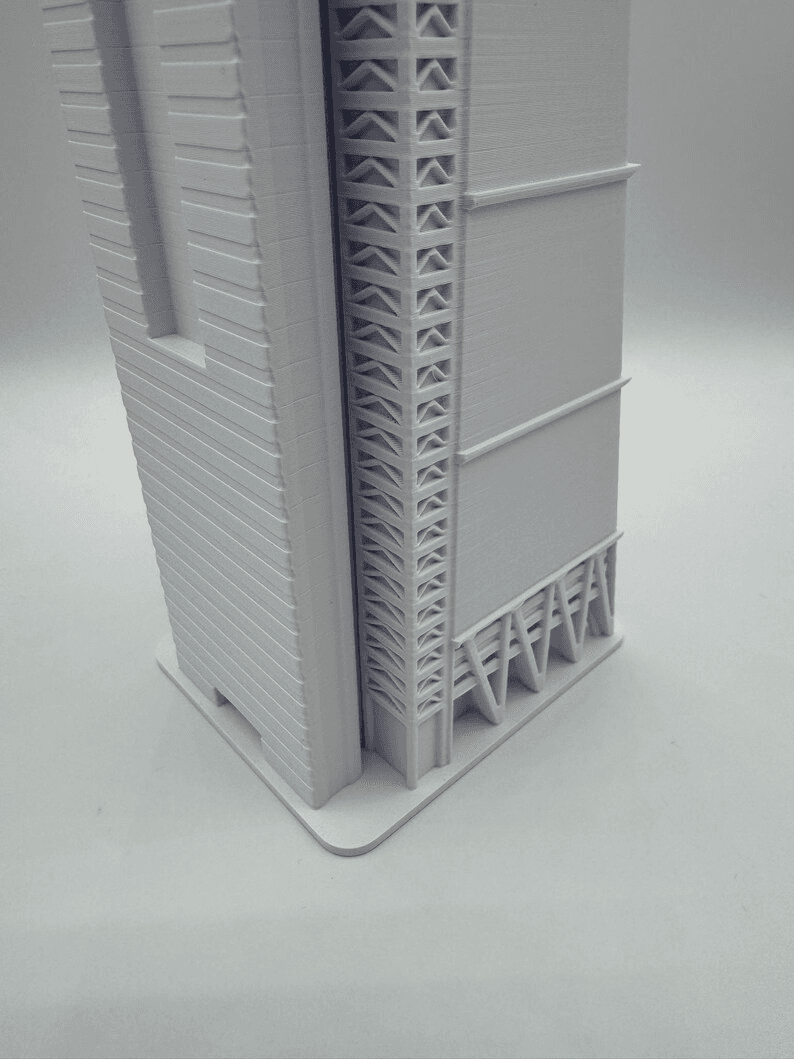 Leadenhall Building Inspired Miniature London Skyscraper Model