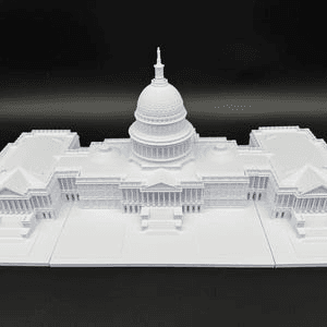 US Capitol Building Miniature Model – Collector's Replica