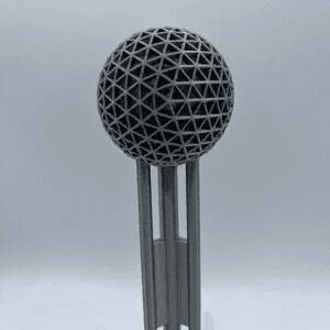 Reunion Tower Inspired Dallas Landmark Replica Model