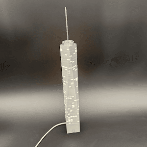Twin Towers Inspired Light-Up Miniature NYC Skyline Model