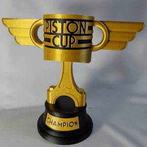 Personalized Piston Cup Trophy – Cars Inspired Fan Gift