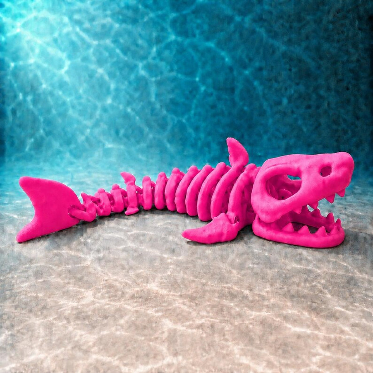 Articulated Skeleton Shark Fidget Toy – Poseable Desk Decor