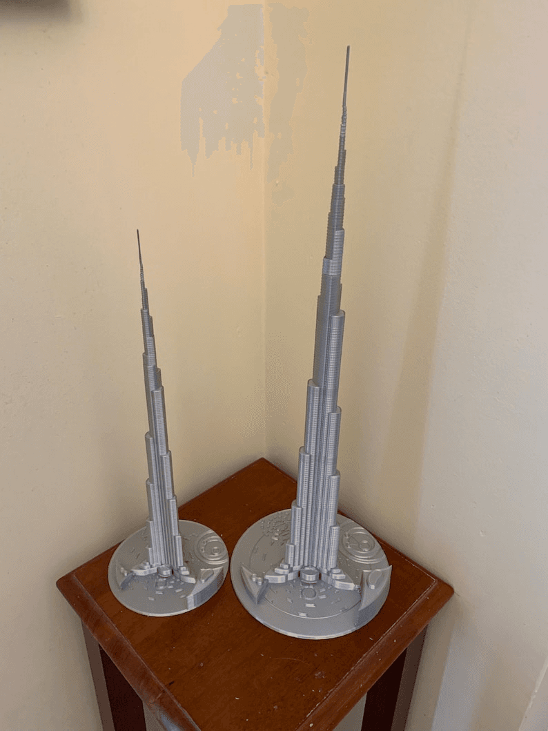 Burj Khalifa Inspired Tower Model | Dubai Skyline Figurine