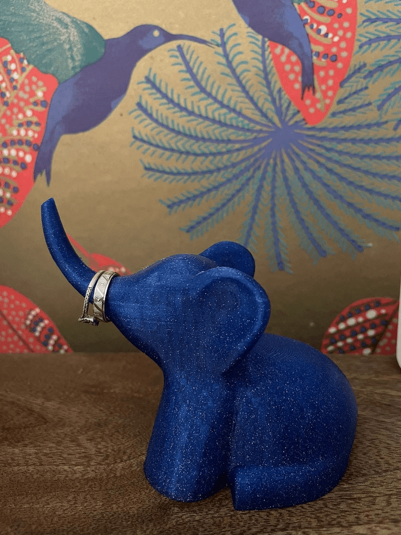 Playful Elephant Ring Holder & Jewellery Dish
