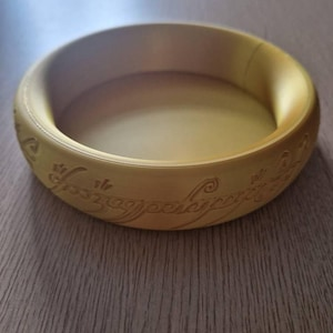 One Ring Inspired Dice Tray – Lord of the Rings Fan Bowl