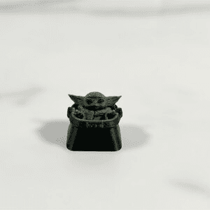 Grogu Inspired Artisan Keycap | Baby Yoda Fan Art