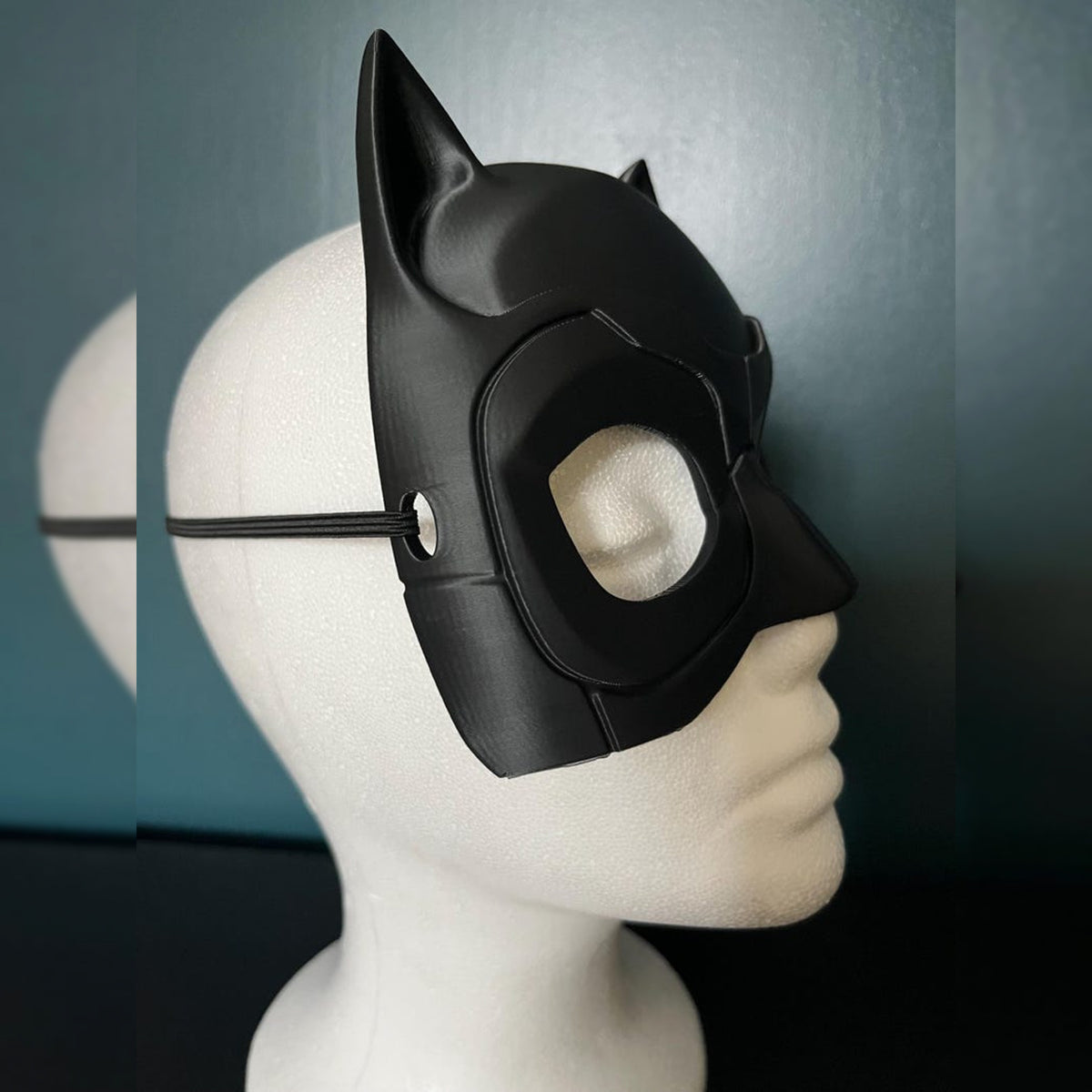 Catwoman-Inspired Cosplay Mask | Cat Villain Half Mask