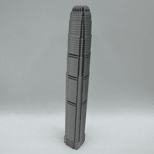 Two IFC Hong Kong Tower Inspired Miniature Skyline Model