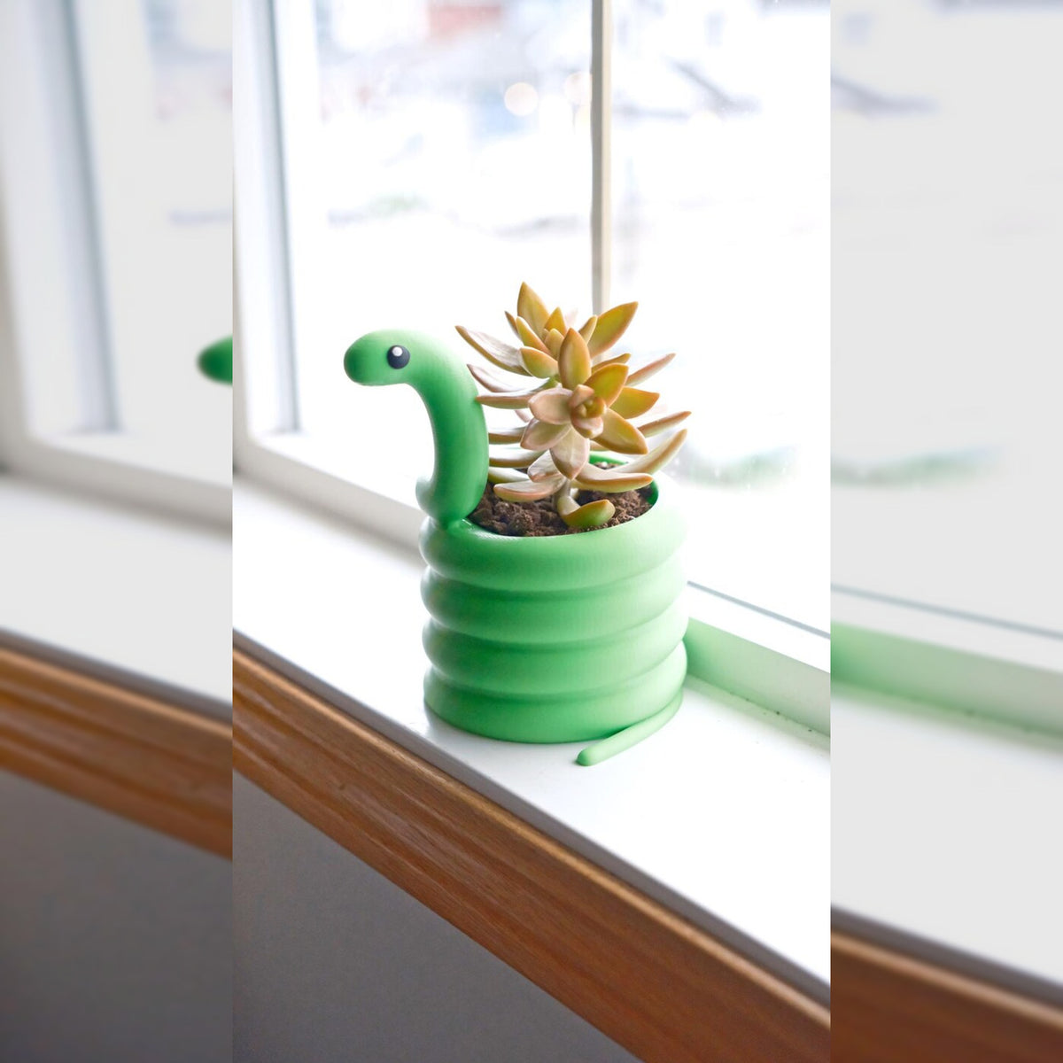 Cobra Snake Pen Holder & Desktop Planter Organiser