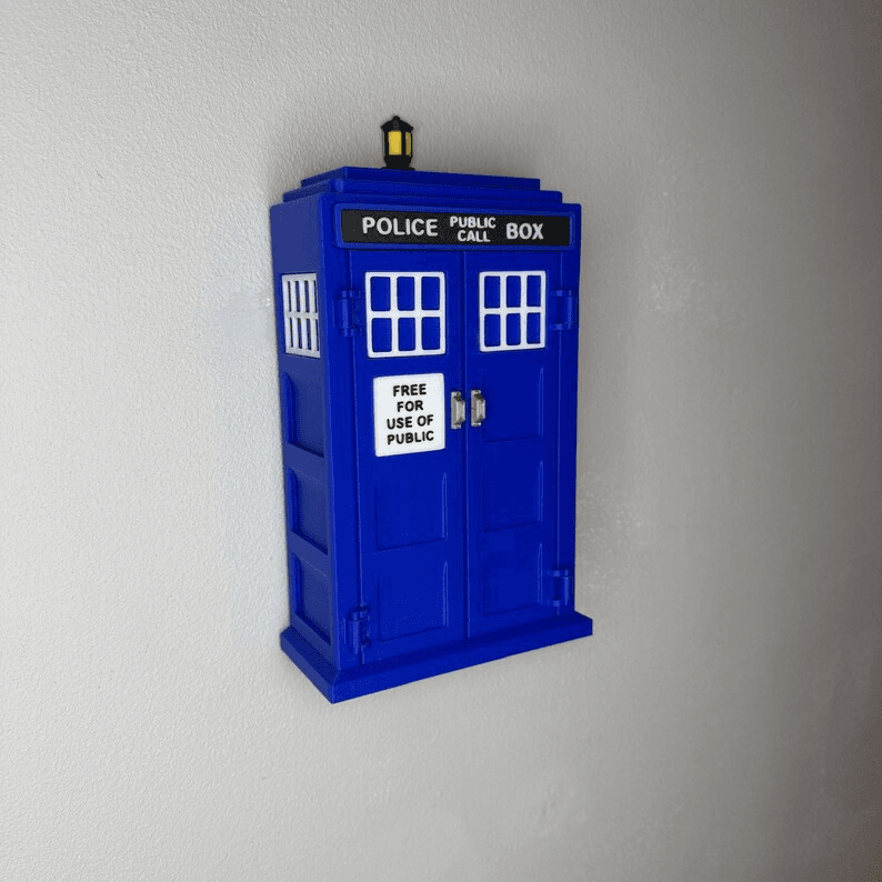 Doctor Who Inspired TARDIS Wall-Mounted Key Holder