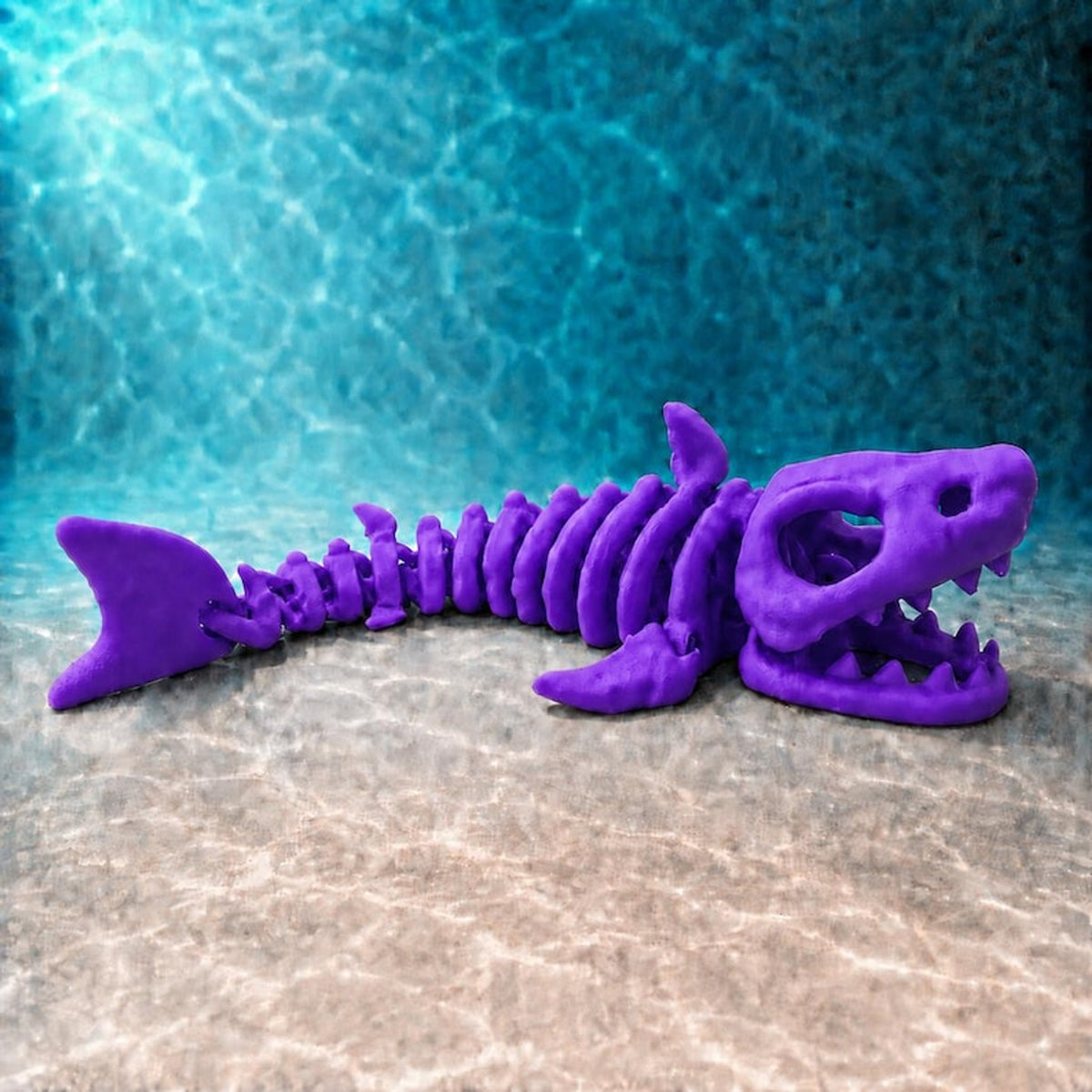 Articulated Skeleton Shark Fidget Toy – Poseable Desk Decor